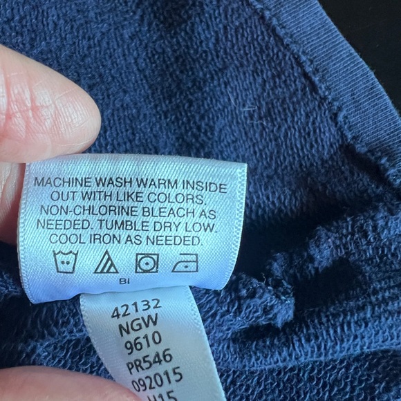 Hanna Andersson Color Pop Pocket dress in Navy, size 8 - Picture 5 of 5